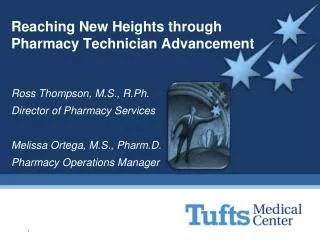 Reaching New Heights through Pharmacy Technician Advancement