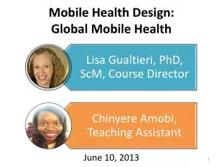 Mobile Health Design: Global Mobile Health