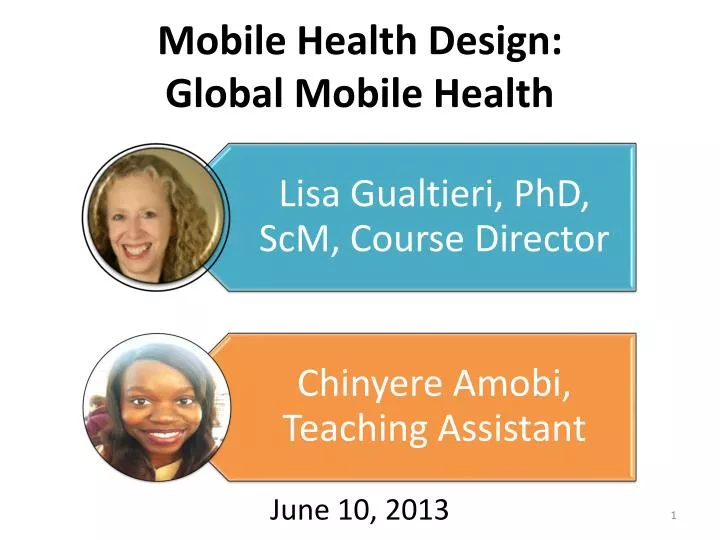 mobile health design global mobile health
