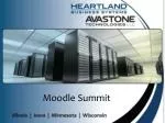 Moodle Summit - slide 1