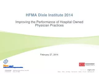 HFMA Dixie Institute 2014
