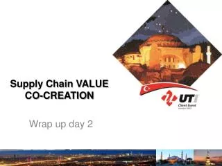 Supply Chain VALUE CO-CREATION