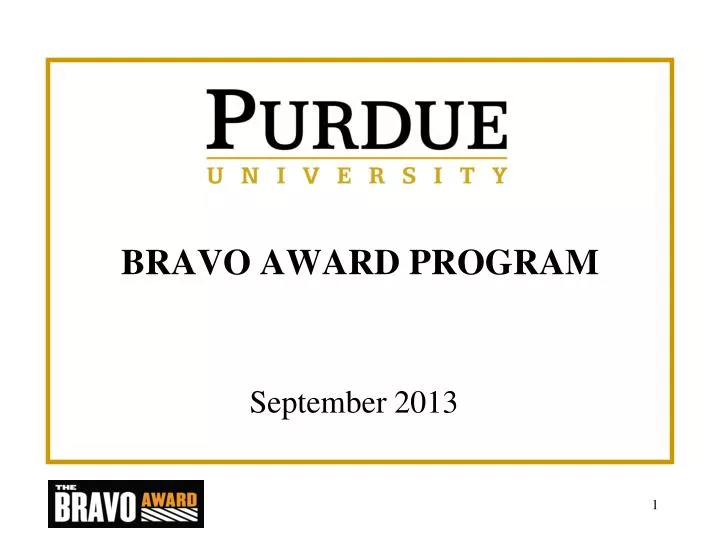 bravo award program