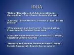 IDOA - slide 1