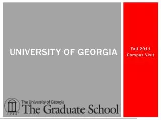 University of Georgia