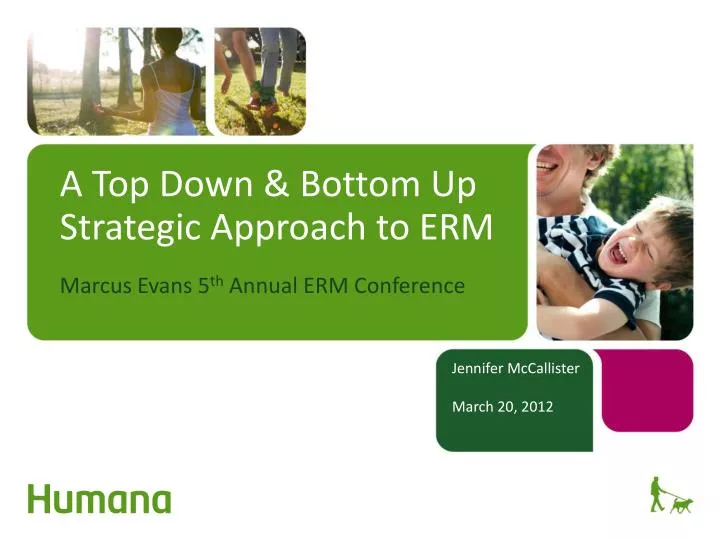 a top down bottom up strategic approach to erm