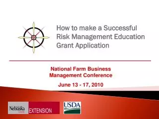 How to make a Successful Risk Management Education Grant Application