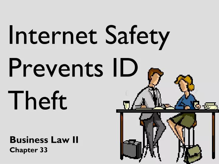 internet safety prevents id theft