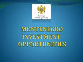 MONTENEGRO INVESTMENT OPPORTUNITIES