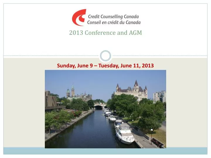 2013 conference and agm