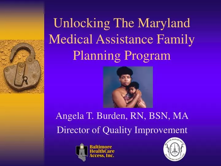 unlocking the maryland medical assistance family planning program