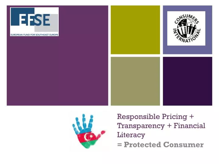 responsible pricing transparency financial literacy