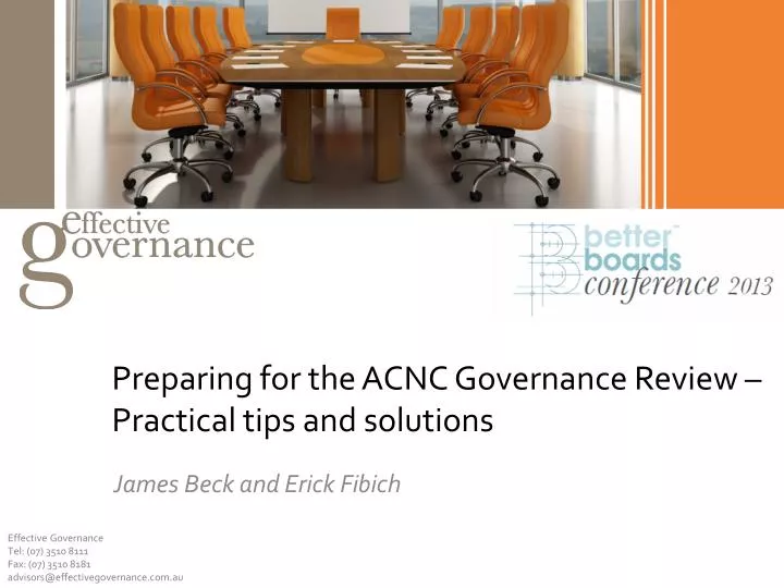 preparing for the acnc governance review practical tips and solutions