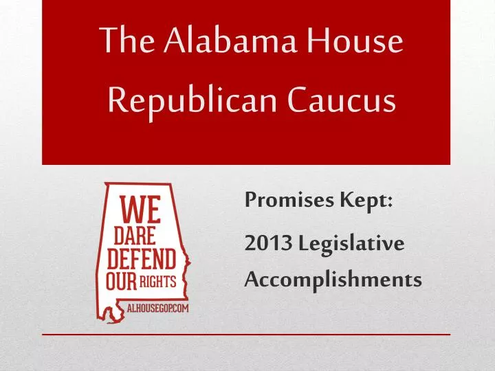 the alabama house republican caucus