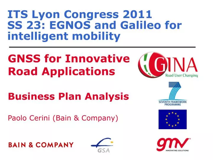 its lyon congress 2011 ss 23 egnos and galileo for intelligent mobility