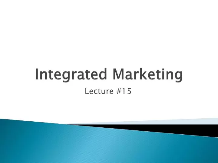 integrated marketing