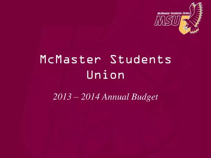 mcmaster students union