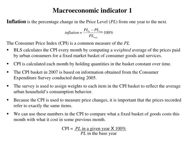 macroeconomic indicator 1