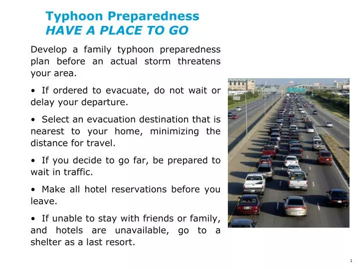typhoon preparedness have a place to go