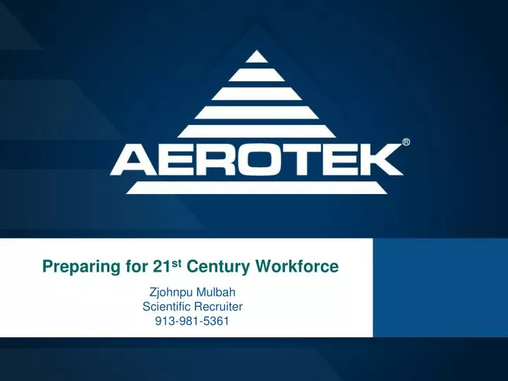 preparing for 21 st century workforce