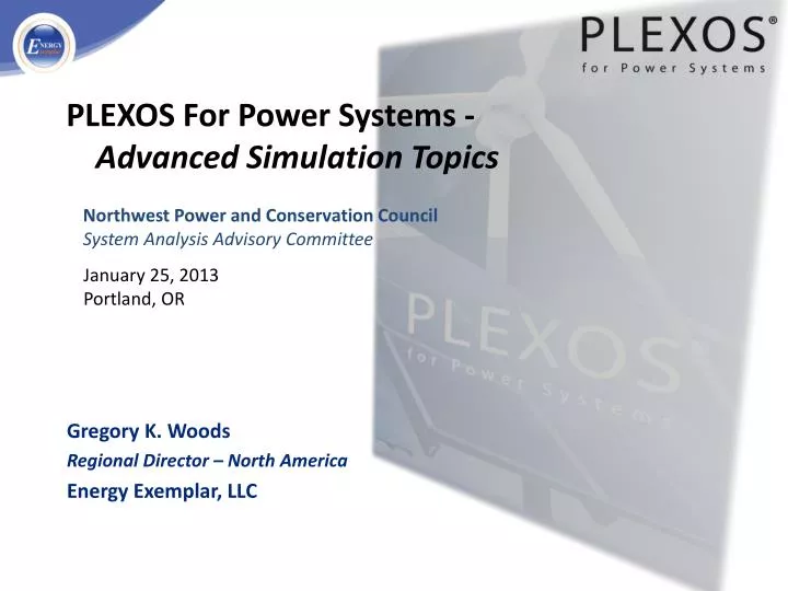 plexos for power systems advanced simulation topics
