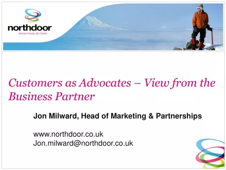 customers as advocates view from the business partner