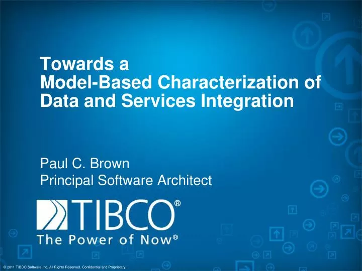 towards a model based characterization of data and services integration