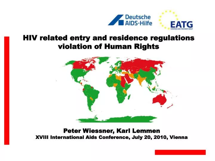 hiv related entry and residence regulations violation of human rights