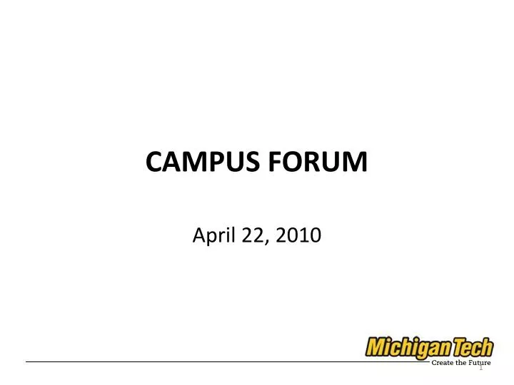 campus forum