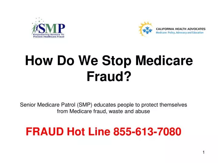 how do we stop medicare fraud