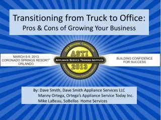 Transitioning from Truck to Office: Pros &amp; Cons of Growing Your Business