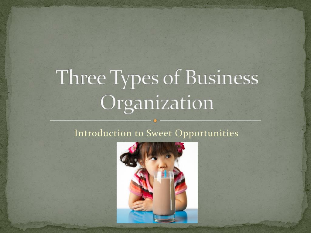 PPT - Three Types of Business Organization PowerPoint Presentation ...