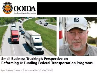 Small business truckers = critical to the nation &amp; committed to safety
