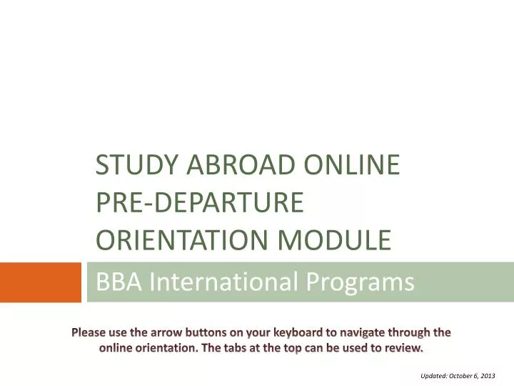 bba international programs