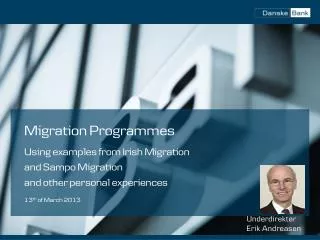 Migration Programmes