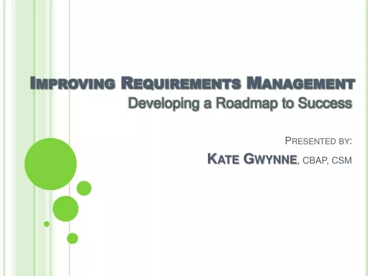improving requirements management