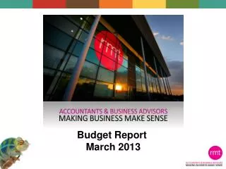 Budget Report March 2013