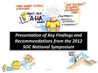 Presentation of Key Findings and Recommendations from the 2012 SOC National Symposium