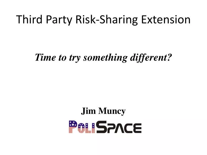 third party risk sharing extension