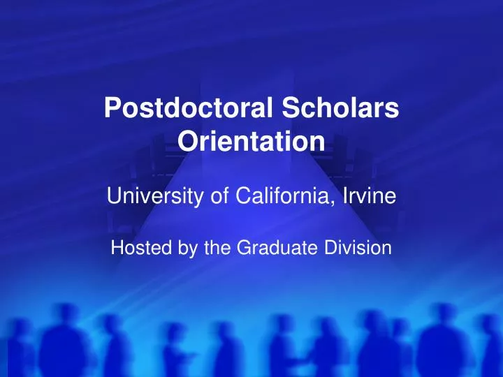 postdoctoral scholars orientation