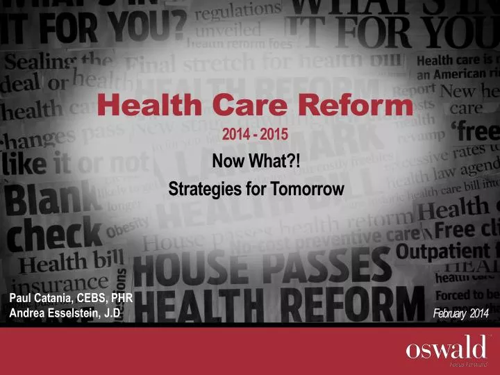 health care reform 2014 2015
