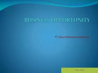 business opportunity