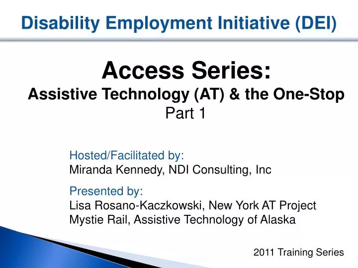 disability employment initiative dei