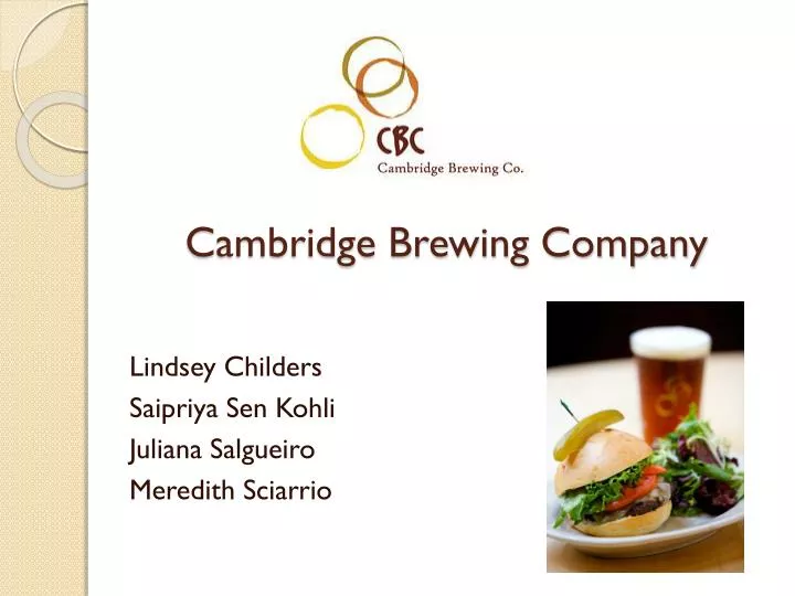 cambridge brewing company