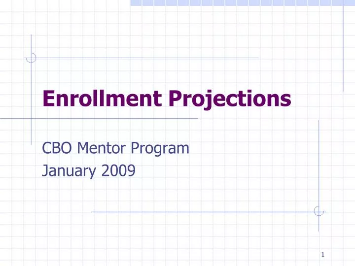 enrollment projections