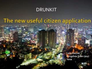 The new useful citizen application