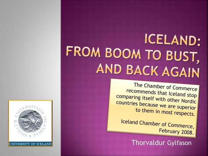 iceland from boom to bust and back again