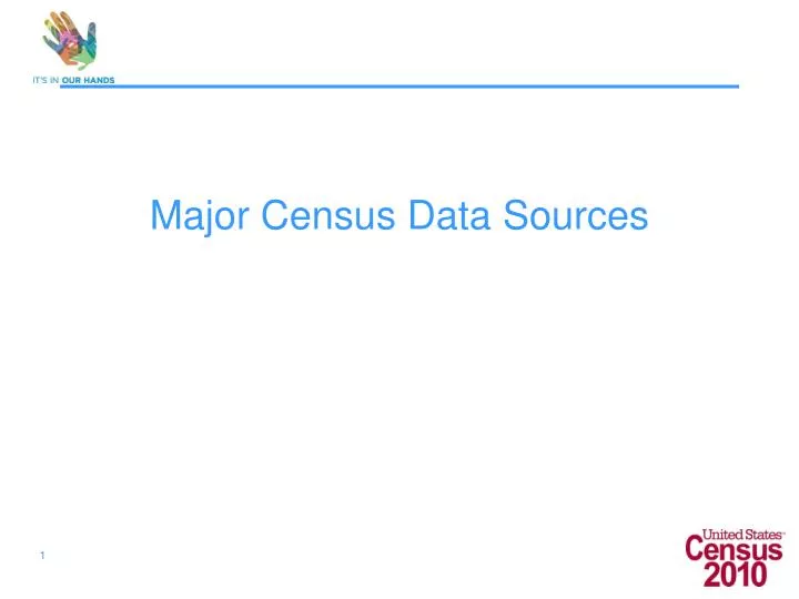 major census data sources