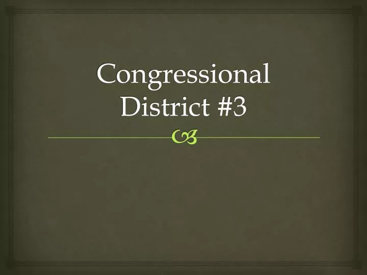 congressional district 3