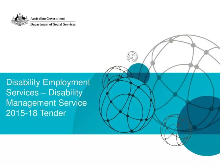 disability employment services disability management service 2015 18 tender